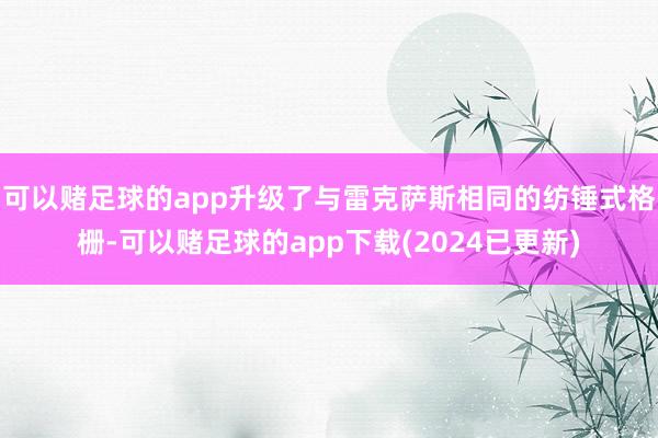 可以赌足球的app升级了与雷克萨斯相同的纺锤式格栅-可以赌足球的app下载(2024已更新)