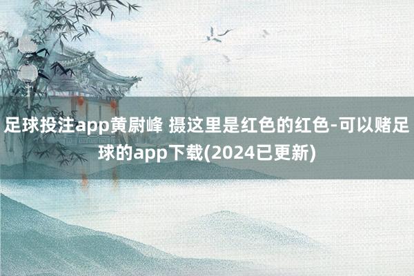 足球投注app黄尉峰 摄这里是红色的红色-可以赌足球的app下载(2024已更新)