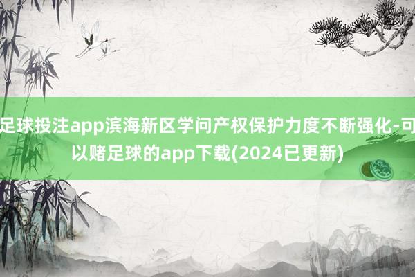 足球投注app滨海新区学问产权保护力度不断强化-可以赌足球的app下载(2024已更新)