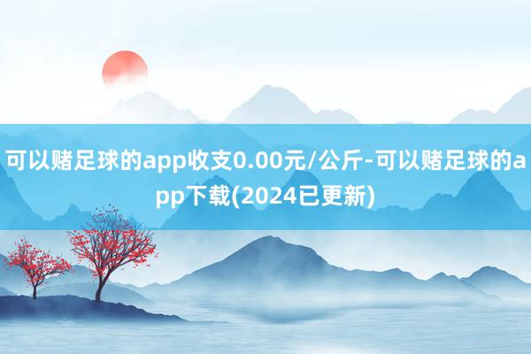 可以赌足球的app收支0.00元/公斤-可以赌足球的app下载(2024已更新)